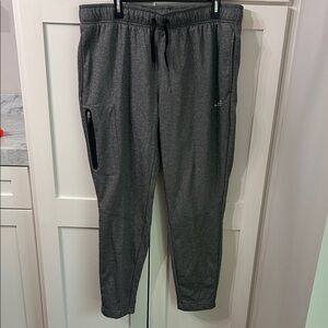 bcg Dark Gray Men's Jogger Sweatpants with Zip Pocket